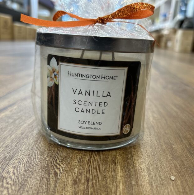 vanilla scented candle