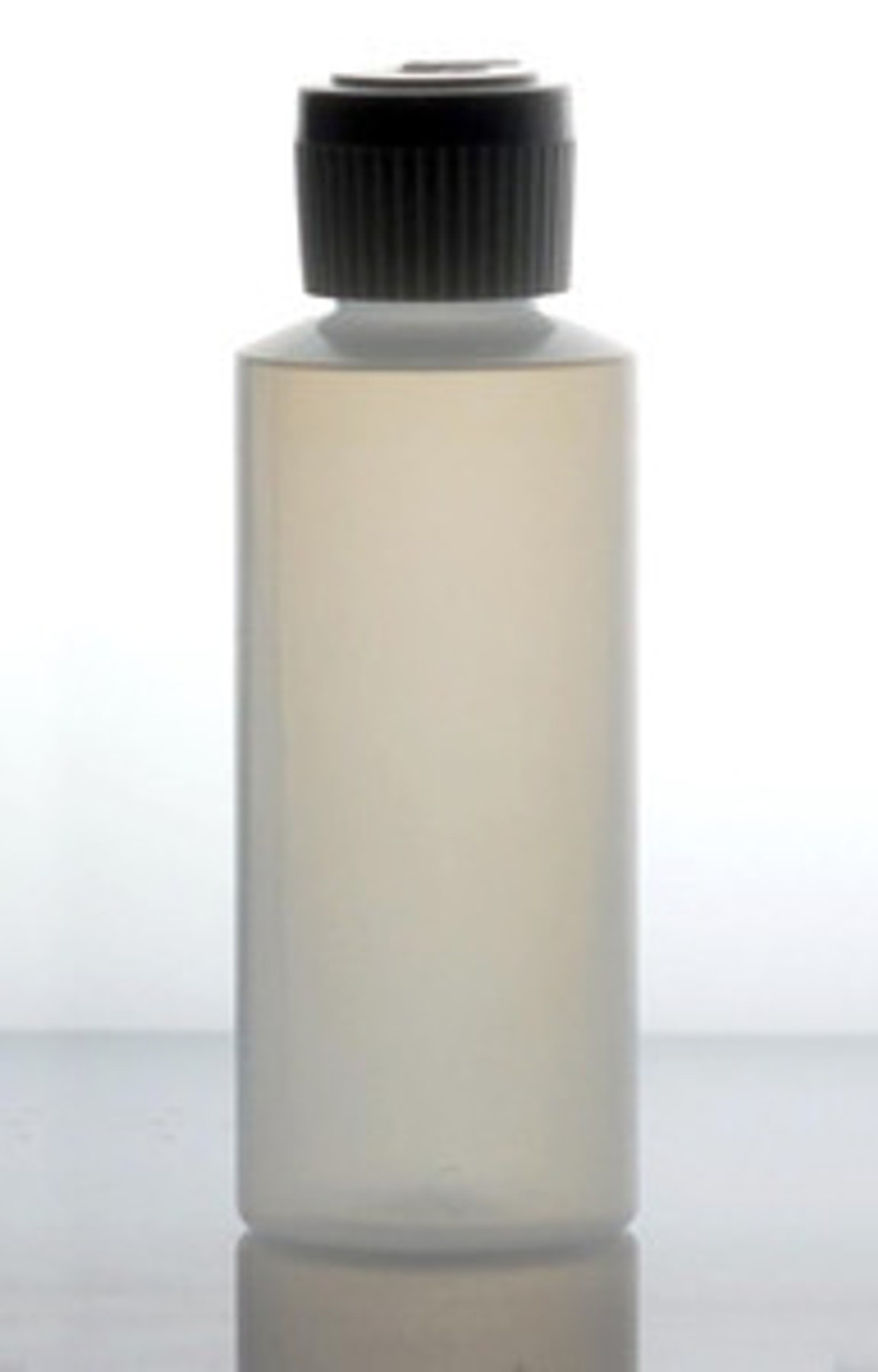 2 oz plastic cylinder bottle with cap